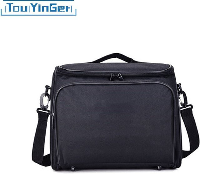 TouYinger Projektorzubehör Tasche in Schwarz, stoßfest und wasserdicht, passend für Xiaomi, Epson, Wanbo X5 Pro, Formovie und BenQ Projektoren sowie Laptops - Bild 1