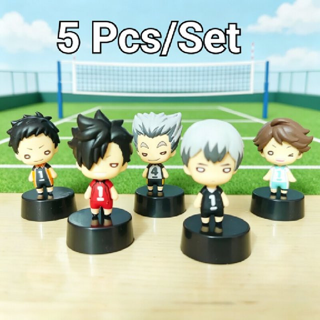 Bandai Haikyuu Chibi Nendoroid Figuren, 5 Stile, Oikawa Tooru, Tsukishima Kei - Bild 1