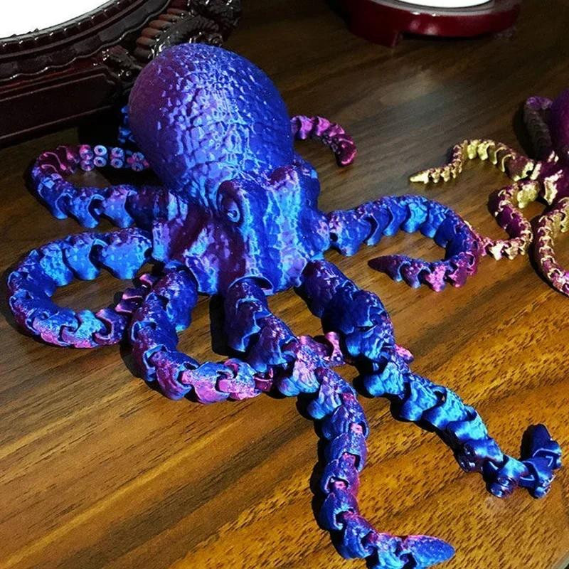 Yiran toy Oktopus Fidget Spielzeug blau 6–12 Jahre - Bild 1