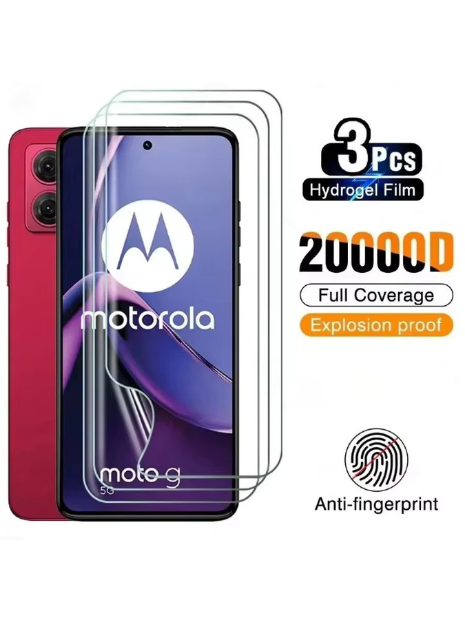 3er-Set Hydrogel-Displayschutzfolie für Motorola Moto Edge 60 50 Pro Neo Stylus 2025 G86 G85 G64 G45 E14, transparent und anti-kratz - Bild 7