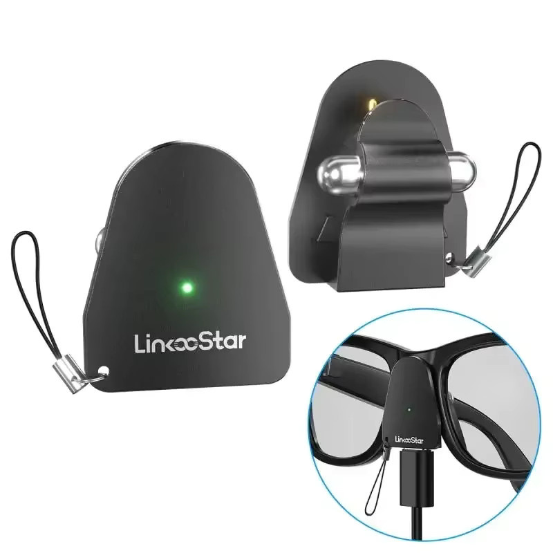 FONKEN USB-C Ladeadapter für Ray-Ban Meta Gen 1 und Gen 2 sowie Wayfarer, Skyler und Headliner, Schwarz - Bild 6
