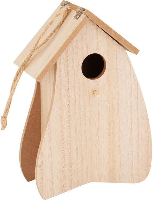 VBS Deko-Vogelhaus Nest & Rest aus MDF-Holz in Beige - Bild 1