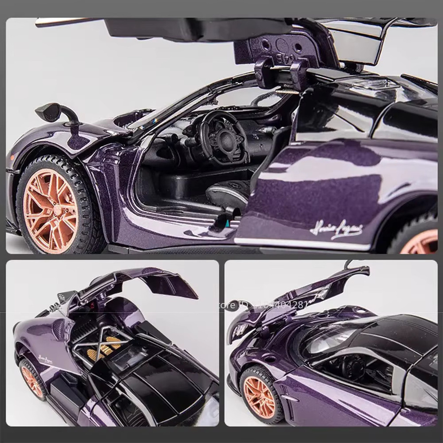 MAKEDA Pagani Huayra Dinastia BC Sportwagen Modell, 1:32, Metall, mit Licht und Sound - Bild 1