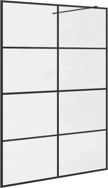 vidaXL Duschwand für begehbare Dusche aus klarem ESG-Glas, B/H: 140 x 195 cm - Bild 1