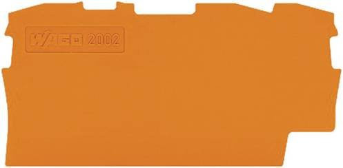 WAGO 2000-1392 Abschluss- und Trennplatte in Orange - Bild 1