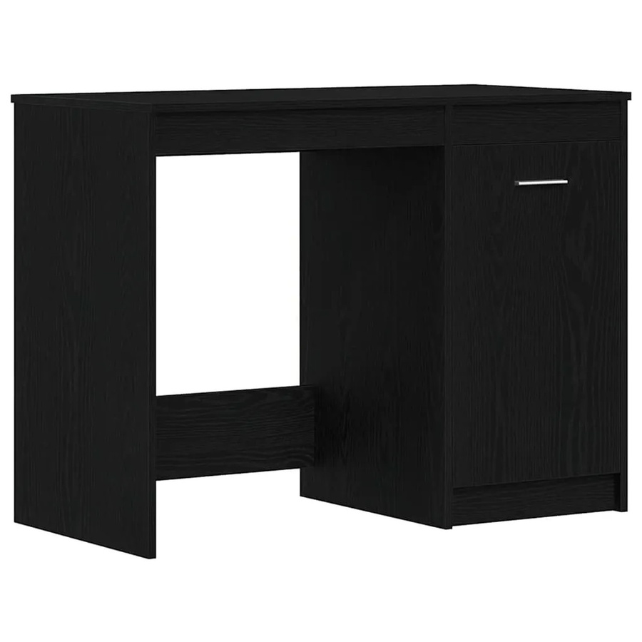 vidaXL Schreibtisch in Schwarz und Eichen-Optik, B/T/H: 100 x 50 x 76 cm - Bild 2