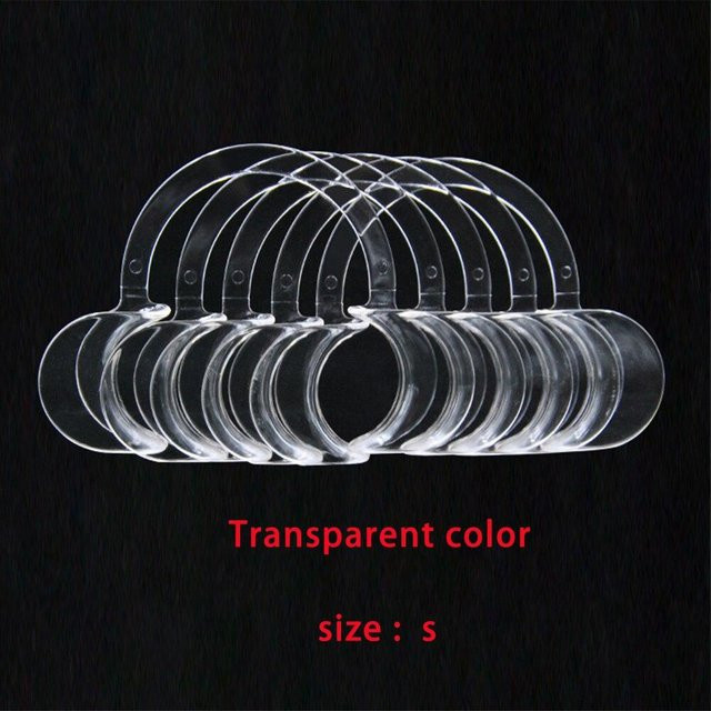 Hellobeauty02 Dental C-Form Wangenhalter, 5er-Set, transparent - Bild 1