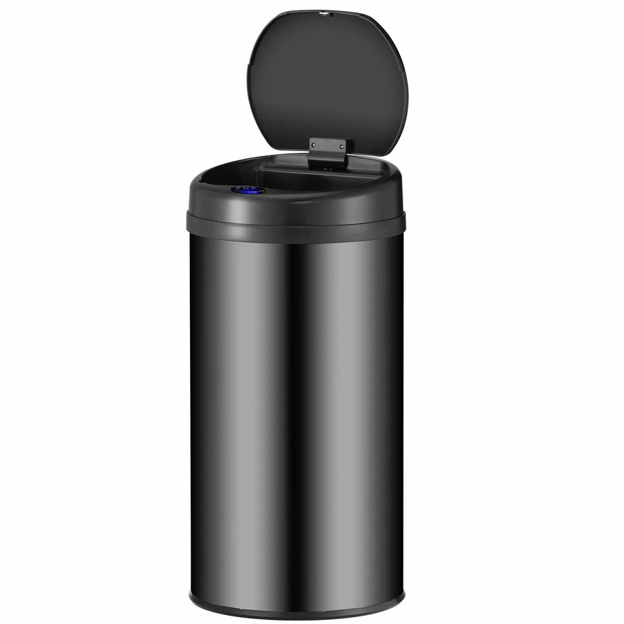 Juskys Automatik Mülleimer mit Sensor 40 l Schwarz - Bild 2