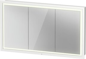 Duravit Spanplattenschraube mit Türanschlag L-Cube LED, weiß matt, B/H/T: 120 x 70 x 15,5 cm - Bild 1