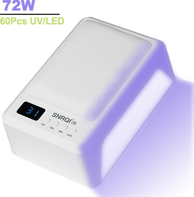 TIMISSFOX UV-LED-Nagellampe, 72 W, 60 LEDs, Unisex - Bild 1