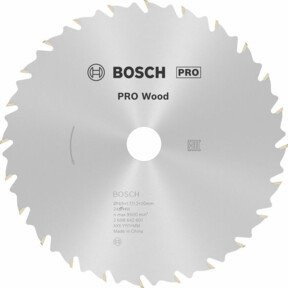 Bosch Speedline Wood Hartmetall Kreissägeblatt Silber, Durchmesser: 165 mm, Bohrung: 20 mm, Breite: 1,7 mm, 24 Zähne - Bild 2