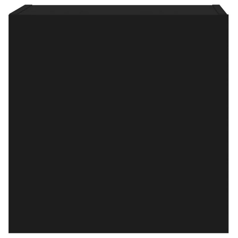 vidaXL TV-Wandschränke 2er-Set Schwarz aus Holzwerkstoff B/T/H: 40,5 x 30 x 40 cm - Bild 4