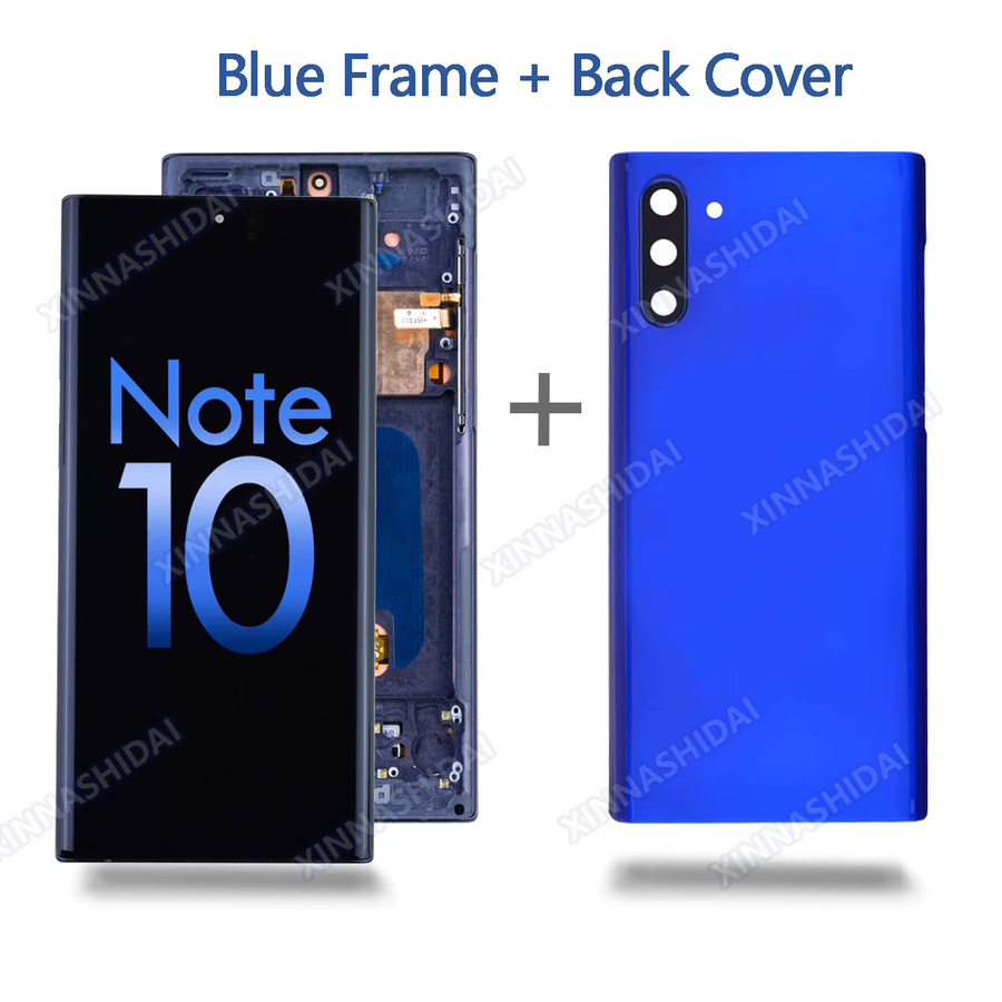 Samsung Galaxy Note 10 LCD-Display Touchscreen-Digitizer-Baugruppe Ersatzteil in Blau für N970F/N970U - Bild 1