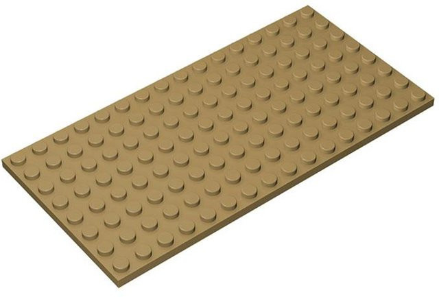 MOC 92438 8x16 Platte Baustein, Grundplatte, 1-teiliges Set, ab 6 Jahren - Bild 1