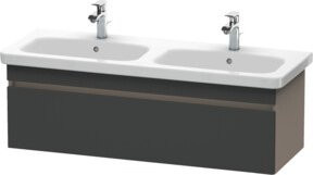 Duravit Waschtischunterschrank DuraStyle in Grau und Beige, Wandmontage, B/T/H: 123 x 44,8 x 39,8 cm - Bild 1
