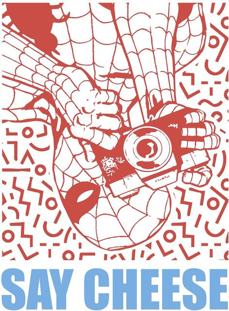 Komar Wandbild Marvel Spider-Man Say Cheese Red B: 50 cm, H: 70 cm - Bild 1