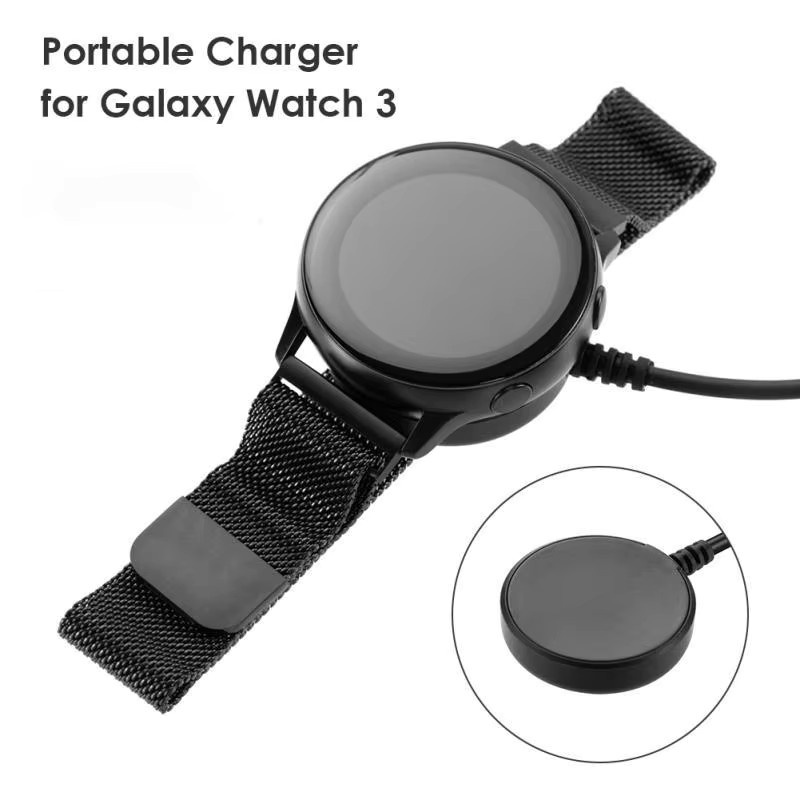 Magnetisches kabelloses USB-C Ladegerät in Schwarz für Samsung Galaxy Watch Ultra, Watch 7, 6, 5 Pro, 5, 4, 3 und Active 2 - Bild 3