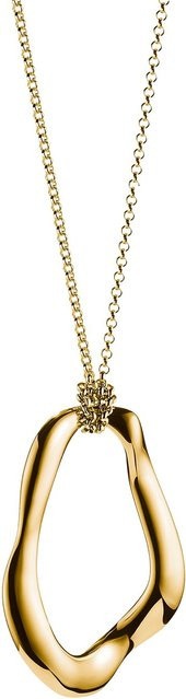 Thomas Sabo Kette mit Anhänger, 925 Silber, vergoldet, Damen, 70 cm - Bild 1
