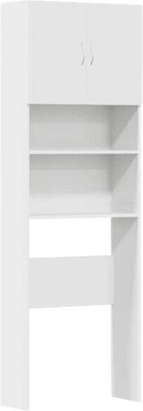 vidaXL Waschmaschinenschrank Weiß B/H/T: 64 x 190 x 24 cm