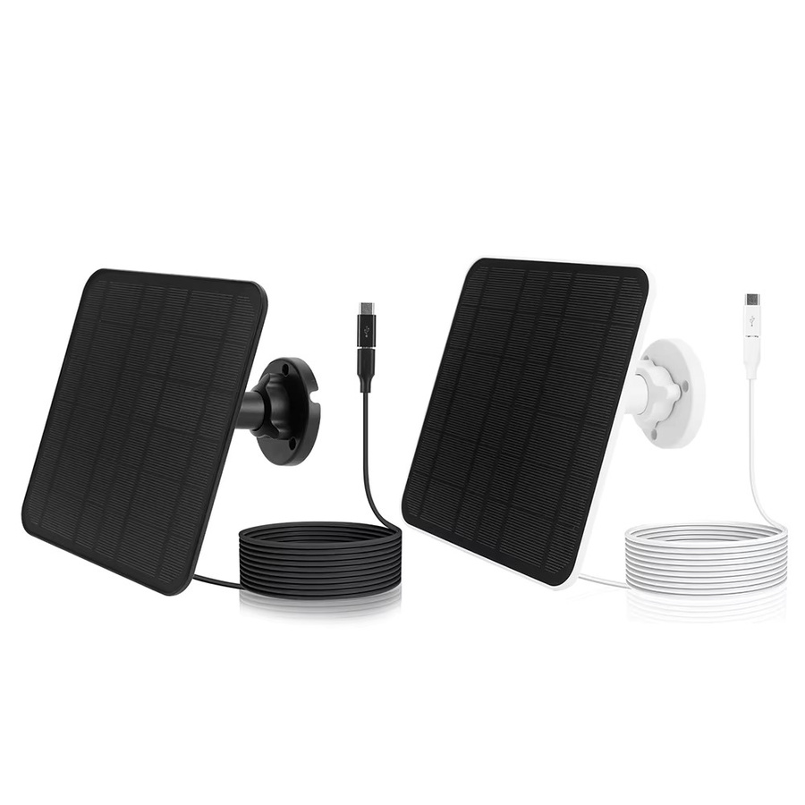 Eufy Solarpanel 30 W 5 V für Eufycam 3/3C/2C/2Pro, wasserdichtes Solarzellensystem zur Wandmontage in Schwarz mit 3,3 m Kabel - Bild 7