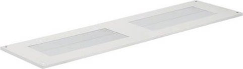 Hager Verschlussplatte FZ876D aus Stahl in Grau, Breite: 1600 mm, Höhe: 20 mm - Bild 1