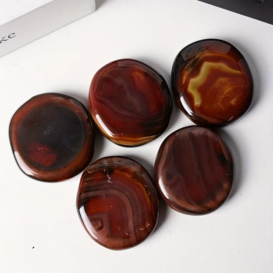 CrystalHola Sardonyx-Palmenstein, Bunt, Unisex - Bild 4