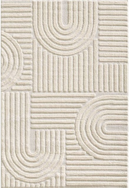 Ayyildiz Kurzflorteppich Art 1121 in Creme mit Boho-Design, B/L: 120 x 170 cm - Bild 1