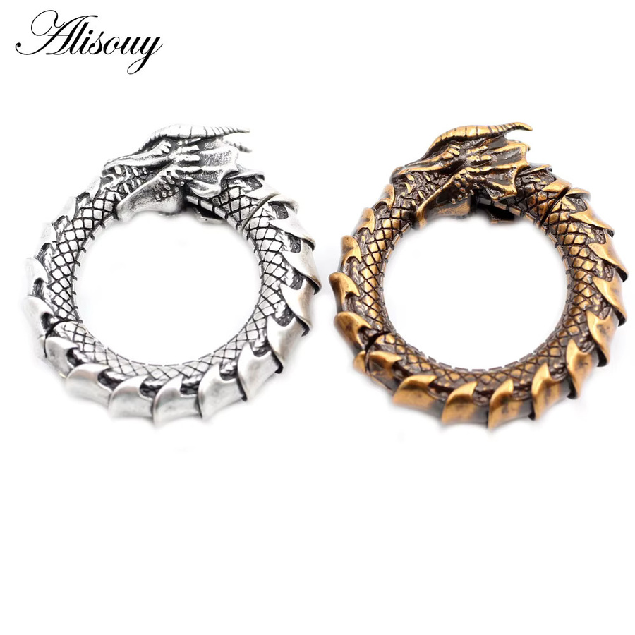 Alisouy Ohrringe, Kupfer, Drachen, Körper Piercing - Bild 1