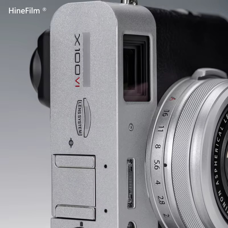 Fujifilm X100VI Kamera Schutzfolie Anti-Scratch Skin Wrap in Schwarz - Bild 3