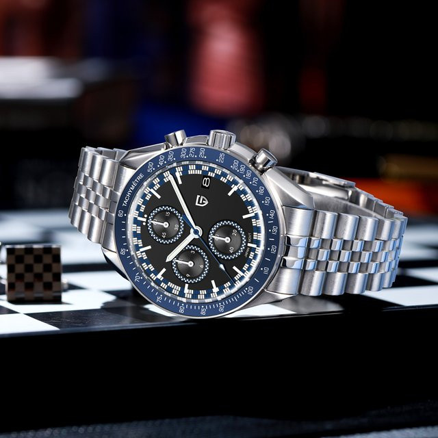 PAGANI DESIGN Chronograph, Quarz, Edelstahl, Saphirglas, Herren - Bild 1