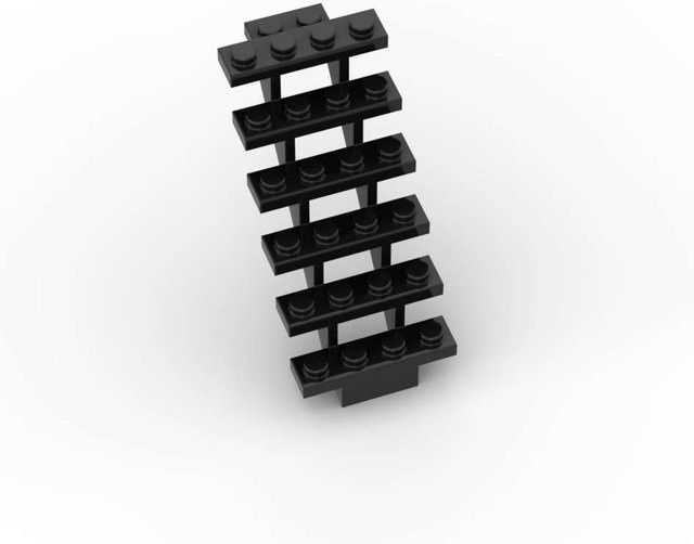 ixBricks 5-teiliges Set Bausteine Treppen 7x4x6 30134 für 6–12 Jahre - Bild 1