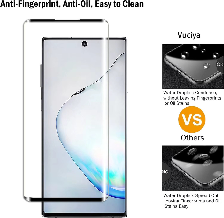 Samsung Galaxy Note10 Displayschutzfolie aus gehärtetem Glas, 9H, transparent - Bild 2
