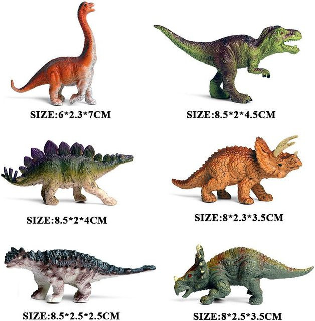 Oenux Jurassic World Stegosaurus Saichania Dinosaurier Actionfiguren ab 3-6 Jahren - Bild 1