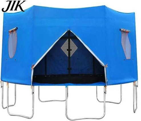 Huaruyueyy Trampolin Regenschutz Zelt aus blauem Oxford-Gewebe, UV-beständig und wasserdicht, passend für 6/8/10FT Trampoline