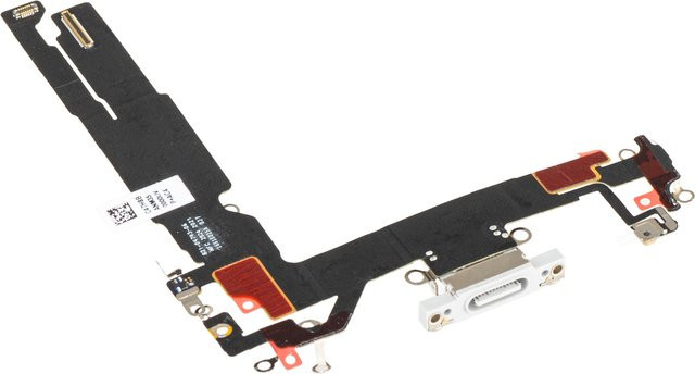 Apple Ladekabel mit Mikrofonanschluss für iPhone 16 in Grau und Schwarz - Bild 1