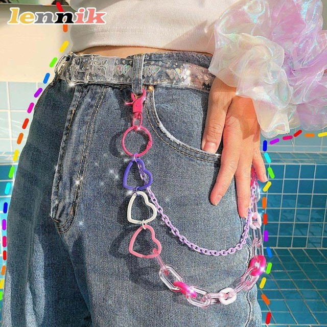 LENNIK Taillenkette, Metall-Herz, Bunt, Damen - Bild 1