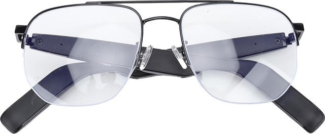 Igeteck Smartglasses, Vollrand, Square, Metal, Black - Bild 1