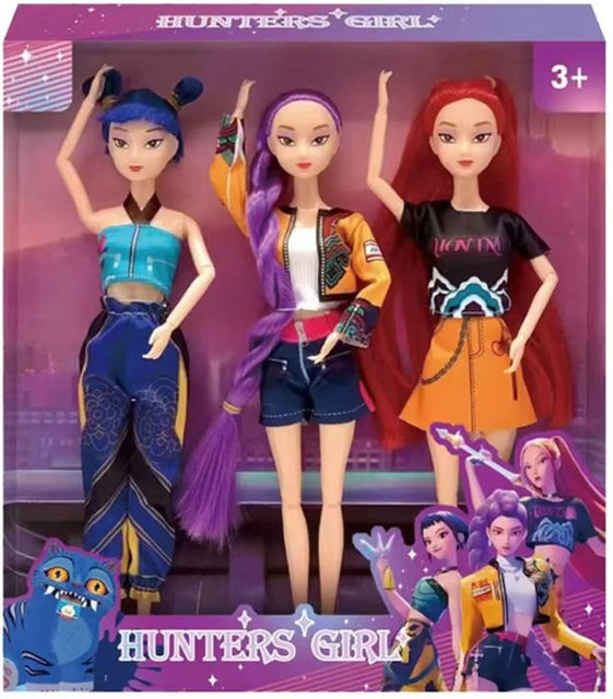 Anime KPop Dämonenjäger Puppe Rumi Mira Zoi, Vinylmaske Figur, ab 14 Jahren - Bild 1