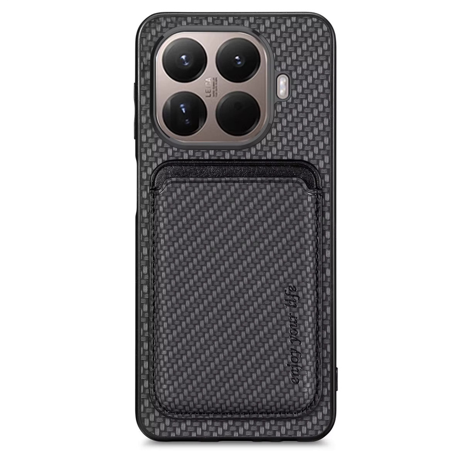 Magnetische 2-in-1 Handyhülle aus Kohlefaser-Leder mit abnehmbarem RFID-Kartenhalter für Xiaomi 17T Pro, 15T Pro, Mi 15T und 17T in Grün - Bild 6