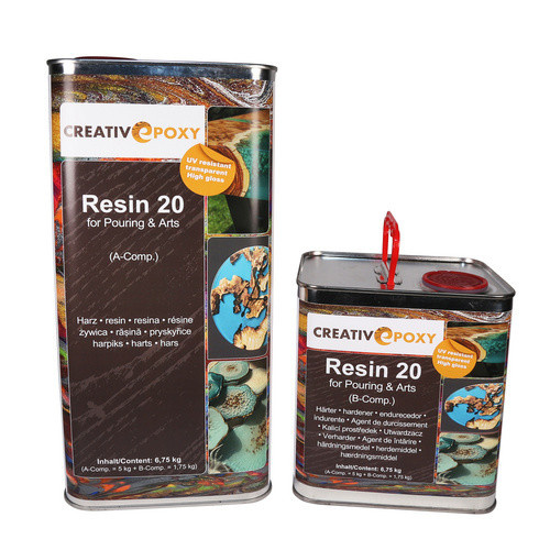 CREATIVePOXY Design-Gießharz transparent 6750 g - Bild 2