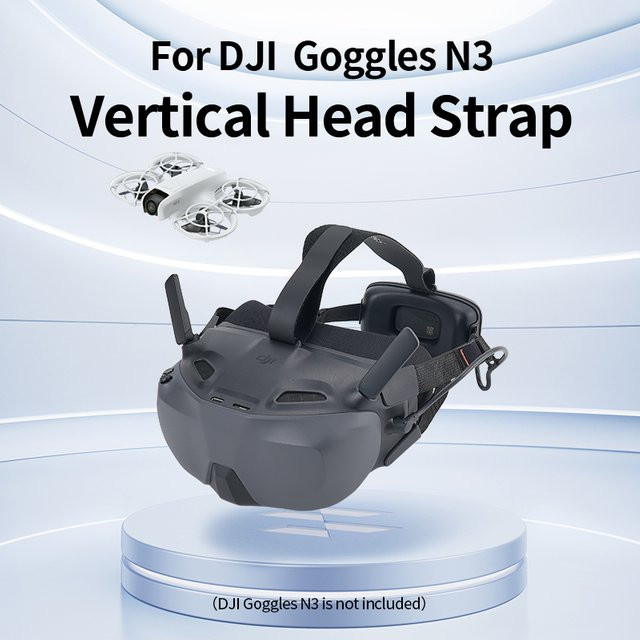 Hibloks Schutz-Stirnband für DJI Neo Goggles N3 und Avata 2 N3 in Schwarz - Bild 1
