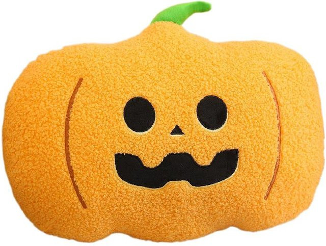 Cartoon Halloween Kürbis Geist Plüschtier, 1-teiliges Set, 40cm, ab 14 Jahren - Bild 1