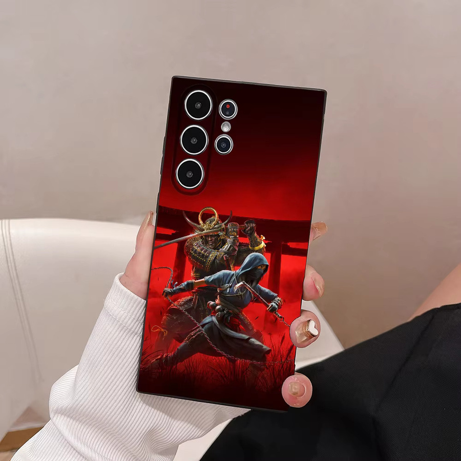 Assassin's Creed Shadows Handyhülle für Samsung Galaxy S25 S24 S23 S22 S21 S20 Ultra Plus Frosted Non-Slip Soft Case Multicolour - Bild 5