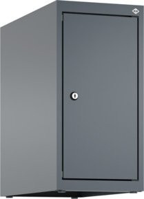 C+P Aufsatzschrank 7016/7016 aus Stahl mit Zylinderschloss und 1 Abteil, Farbe Anthrazit/Grau, B/H/T: 50 x 50 x 25 cm - Bild 1