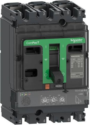Schneider Electric C16F32D100 MCB Leistungsschalter grau - Bild 1