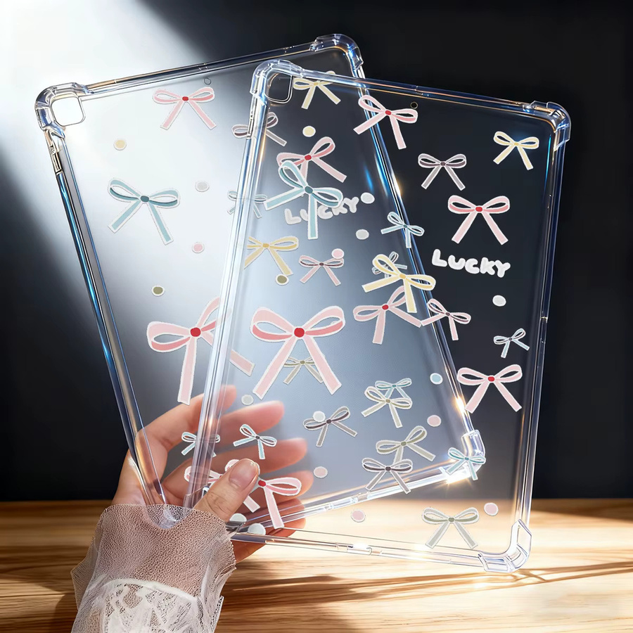 Transparente Silikon-Schleifenknoten-Hülle für dein Apple iPad in verschiedenen Modellen - Bild 3