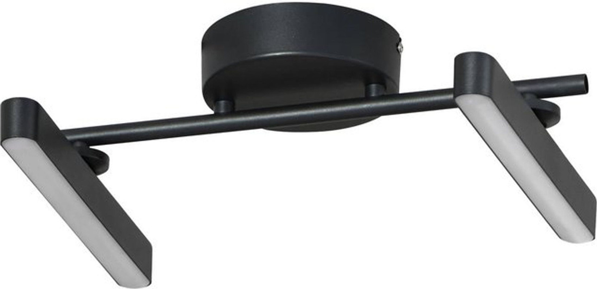 Moderne LED Deckenleuchte eldrin von Lindby aus Metall in Schwarz als Deckenspot für Wohnzimmer und Esszimmer - Bild 1