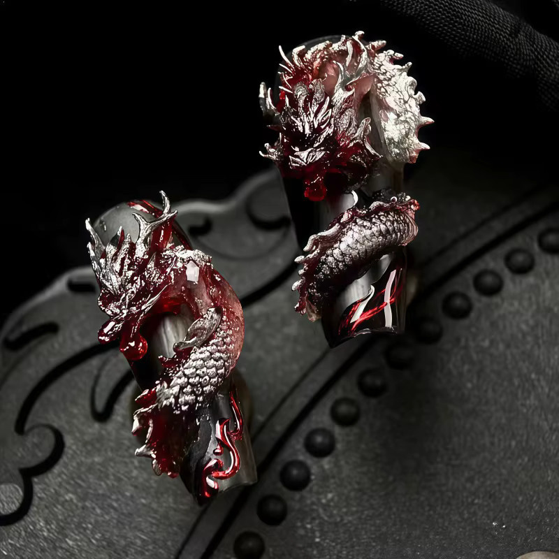 Dominant Dragon King 3D Silikon Nageldesign-Werkzeug - Bild 2