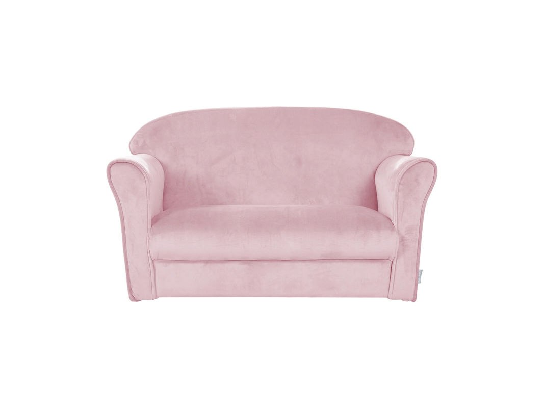 Roba Kindersofa 2-Sitzer mit Armlehnen in Mauve, B/H/T: 78 x 39 x 43 cm - Bild 3
