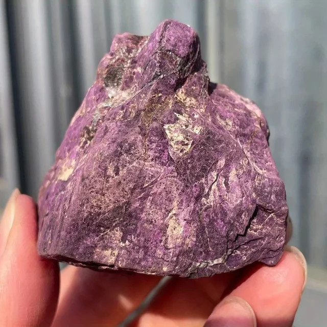Natürliche Purpurit-Rohprobe aus Namibia in Violett, CrystalHola Kristall Stein 10–200 g - Bild 1